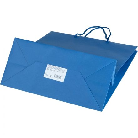 Пакет подарочный Porta,большой,синий,35x35x16см,картон,13223.44