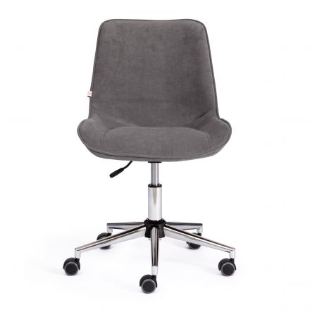 Кресло Tetchair STYLE, флок , серый, 29 Кресло Tetchair STYLE, флок , серый, 29