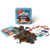 Игра настольная "Денежка. Без сдачи", жестяная коробочка, 10 КОР, 03565 Игра настольная "Денежка. Без сдачи", жестяная коробочка, 10 КОР, 03565