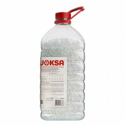 Реагент противогололёдный 5 кг, UOKSA "Актив", до -30 °C, хлорид кальция + минеральная соль, ПЭТ Реагент противогололёдный 5 кг, UOKSA "Актив", до -30 °C, хлорид кальция + минеральная соль, ПЭТ
