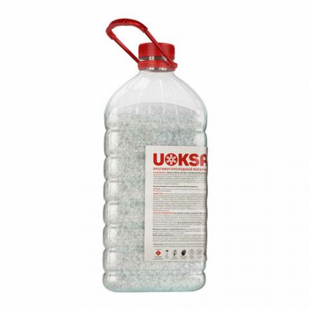 Реагент противогололёдный 5 кг, UOKSA "Актив", до -30 °C, хлорид кальция + минеральная соль, ПЭТ Реагент противогололёдный 5 кг, UOKSA "Актив", до -30 °C, хлорид кальция + минеральная соль, ПЭТ