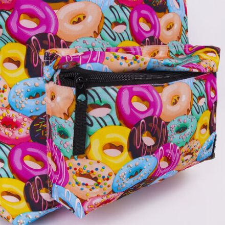 Рюкзак BRAUBERG СИТИ-ФОРМАТ универсальный, "Donuts", разноцветный, 41х32х14 см, 228862 Рюкзак BRAUBERG СИТИ-ФОРМАТ универсальный, "Donuts", разноцветный, 41х32х14 см, 228862