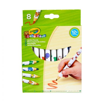 Карандаши цветные Crayola толстые для малышей 8 цв/наб 3678 81-0006