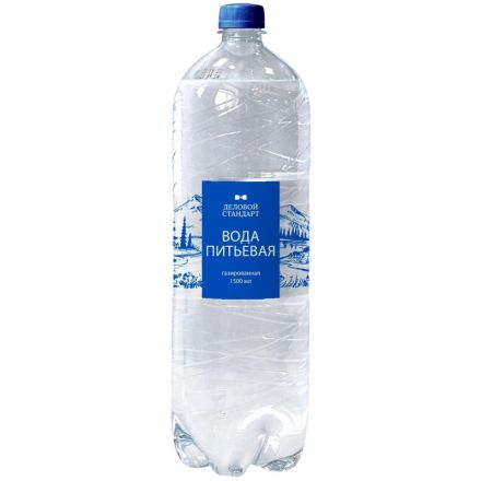 Вода питьевая Деловой Стандарт газ пэт 1,5л Вода питьевая Деловой Стандарт газ пэт 1,5л