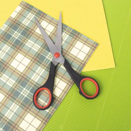 Ножницы STAFF EVERYDAY, 170 мм, бюджет, резиновые вставки, черно-красные, ПВХ чехол, 237498 Ножницы STAFF EVERYDAY, 170 мм, бюджет, резиновые вставки, черно-красные, ПВХ чехол, 237498