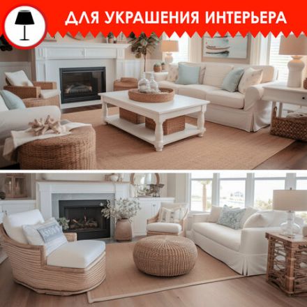 Веревка (канат) джутовая для рукоделия, декоративная, длина 24 м, d=6 мм, ОСТРОВ СОКРОВИЩ, 607948 Веревка (канат) джутовая для рукоделия, декоративная, длина 24 м, d=6 мм, ОСТРОВ СОКРОВИЩ, 607948