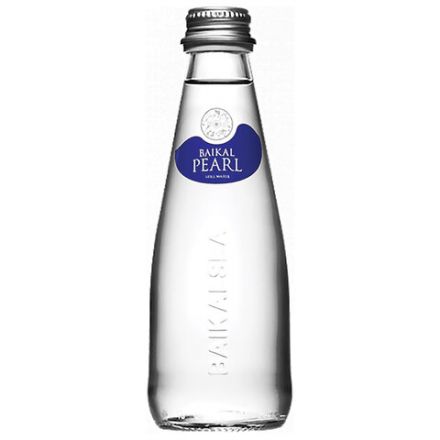 Вода негазированная минеральная BAIKAL PEARL (Жемчужина Байкала) 0,25 л, стеклянная бутылка, 4670010850399