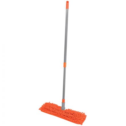 Швабра двусторонняя OfficeClean Professional, телескоп. ручка 70-120см, насадка МОП микрофибра 40 см Швабра двусторонняя OfficeClean Professional, телескоп. ручка 70-120см, насадка МОП микрофибра 40 см