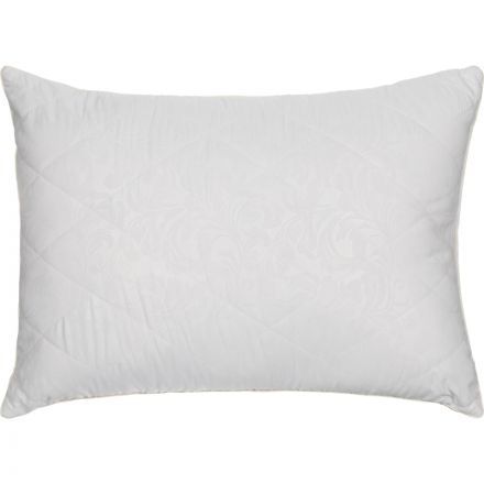 Подушка Luscan 50х70 см стеганная микрофибра/верблюжья шерсть, с кантом