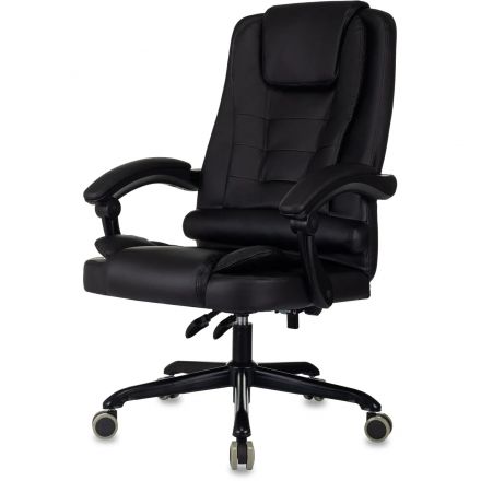 Кресло БР Комус Мебель EChair 564 экокожа,черный, металл Кресло БР Комус Мебель EChair 564 экокожа,черный, металл