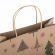 Пакет подарочный КОМПЛЕКТ 10 штук, новогодний, 26x13x32 см, "Kraft Xmas Tree", ЗОЛОТАЯ СКАЗКА, 591959