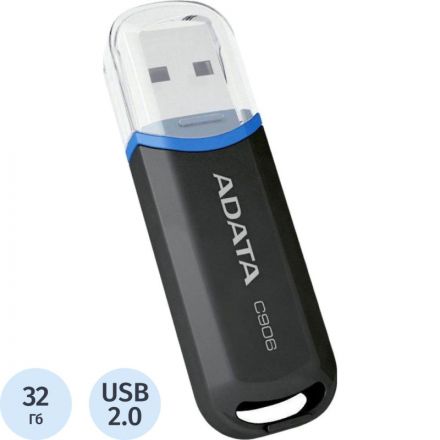 Флеш-память A-DATA C906, 32GB, AC906-32G-RBK Флеш-память A-DATA C906, 32GB, AC906-32G-RBK