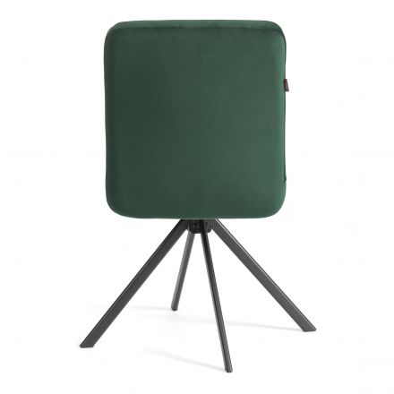 Стул обеденный Medeo поворотный механизм 360, велюр, Deep Forest (изумруд) Стул обеденный Medeo поворотный механизм 360, велюр, Deep Forest (изумруд)