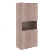 Шкаф с 2-мя комплектами глухих малых дверей и топом WHC 85.4 Дуб Сонома 856х432х1949 WAVE Шкаф с 2-мя комплектами глухих малых дверей и топом WHC 85.4 Дуб Сонома 856х432х1949 WAVE