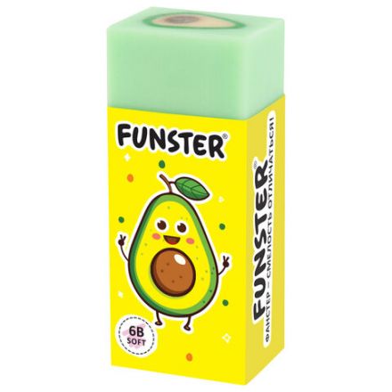 Ластики FUNSTER (ФАНСТЕР) "AVOCADO", НАБОР 3 штуки, 50х21х16 мм, прямоугольные, картонный держатель, экологичный ПВХ, блистер, 272724 Ластики FUNSTER (ФАНСТЕР) "AVOCADO", НАБОР 3 штуки, 50х21х16 мм, прямоугольные, картонный держатель, экологичный ПВХ, блистер, 272724