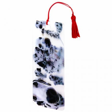 Закладка для книг с линейкой 3D-ОБЪЕМНАЯ BRAUBERG, "Далматинцы", с декоративным шнурком, 125758 Закладка для книг с линейкой 3D-ОБЪЕМНАЯ BRAUBERG, "Далматинцы", с декоративным шнурком, 125758