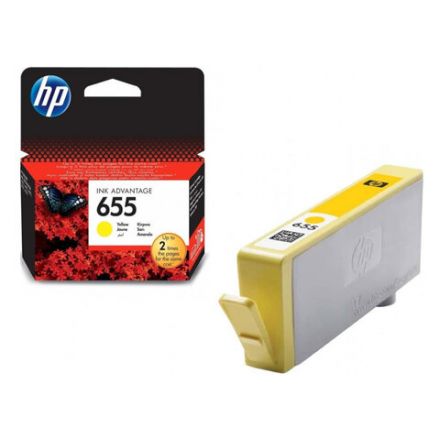 Картридж струйный HP (CZ112AE) Deskjet Ink Advantage 3525/5525/4515/4525 №655, желтый, оригинальный Картридж струйный HP (CZ112AE) Deskjet Ink Advantage 3525/5525/4515/4525 №655, желтый, оригинальный