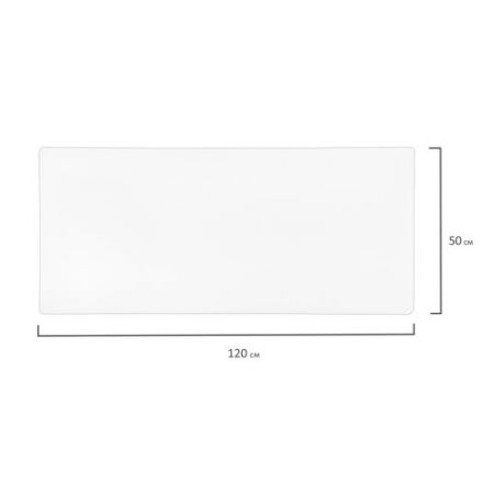 Коврик-подкладка настольный сверхпрочный 500х1200 мм, прозрачный, 1 мм, BRAUBERG, 237372 Коврик-подкладка настольный сверхпрочный 500х1200 мм, прозрачный, 1 мм, BRAUBERG, 237372