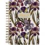 Ежедневник недатированный CUTE DIARY А5,BV,136,ИРИСЫ, зол.греб, 3-701/15