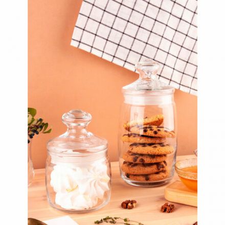 Банка для сыпучих продуктов, с крышкой, КОМПЛЕКТ 2 штуки, 1100 мл, стекло, PASABAHCE "ЧЕШНИ", фирменная подарочная упаковка, 97425 Банка для сыпучих продуктов, с крышкой, КОМПЛЕКТ 2 штуки, 1100 мл, стекло, PASABAHCE "ЧЕШНИ", фирменная подарочная упаковка, 97425