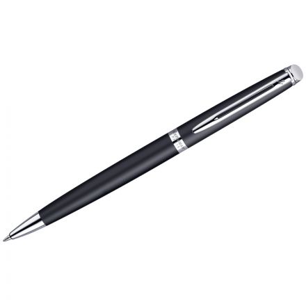 Ручка шариковая Waterman "Hemisphere Matt Black PТ" синяя, 1,0мм, подарочная упаковка Ручка шариковая Waterman "Hemisphere Matt Black PТ" синяя, 1,0мм, подарочная упаковка