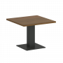 Home Office Стол журнальный квадратный VR.SP-5-60.2G Орех/Антрацит металл 600*600*450 Home Office Стол журнальный квадратный VR.SP-5-60.2G Орех/Антрацит металл 600*600*450