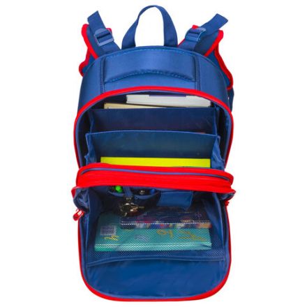 Ранец BRAUBERG PREMIUM, 2 отделения, с брелоком, дополнительный объем, для мальчиков, "Гоночный клуб", 38х29х18 см, 227819