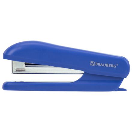Степлер №10 BRAUBERG "SX-19", до 12 листов, с антистеплером, синий, 228588 Степлер №10 BRAUBERG "SX-19", до 12 листов, с антистеплером, синий, 228588