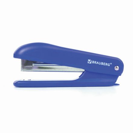 Степлер №10 BRAUBERG "SX-19", до 12 листов, с антистеплером, синий, 228588 Степлер №10 BRAUBERG "SX-19", до 12 листов, с антистеплером, синий, 228588