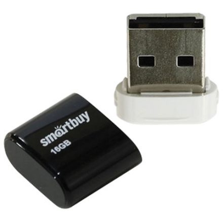 Флеш-диск 16 GB, SMARTBUY Lara, USB 2.0, черный, SB16GBLARA-K Флеш-диск 16 GB, SMARTBUY Lara, USB 2.0, черный, SB16GBLARA-K