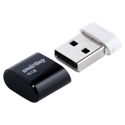 Флеш-диск 16 GB, SMARTBUY Lara, USB 2.0, черный, SB16GBLARA-K Флеш-диск 16 GB, SMARTBUY Lara, USB 2.0, черный, SB16GBLARA-K