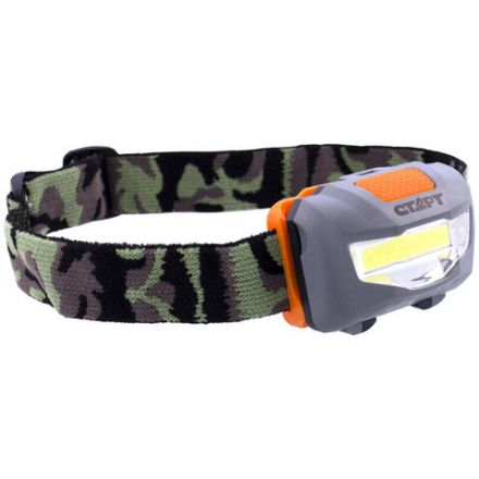 Фонарь налобный СТАРТ 3Вт COB, 3 режима, влагозащита, 3хААА (не в комплекте), LOE 203-C1, 12281 Фонарь налобный СТАРТ 3Вт COB, 3 режима, влагозащита, 3хААА (не в комплекте), LOE 203-C1, 12281