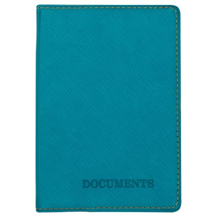 Обложка для автодокументов OfficeSpace "Denim", экокожа, бирюза Обложка для автодокументов OfficeSpace "Denim", экокожа, бирюза