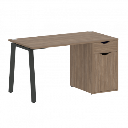 Home Office Стол письменный VR.SP-3-138.1.A Дуб аризона/Антрацит металл 1380*720*750