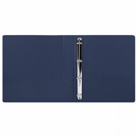 Папка на 4 кольцах, ПРОЧНАЯ, картон/ПВХ, BRAUBERG "Office", СИНЯЯ, 40 мм, до 250 листов, 271848 Папка на 4 кольцах, ПРОЧНАЯ, картон/ПВХ, BRAUBERG "Office", СИНЯЯ, 40 мм, до 250 листов, 271848