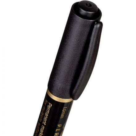 Маркер перманентный двусторонний Mate, толщина линии 0,5-1 мм, черный Маркер перманентный двусторонний Mate, толщина линии 0,5-1 мм, черный