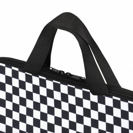 Папка на молнии с ручками BRAUBERG А4, 1 отделение, полиэстер, 20 мм, "Black and White", 272172
