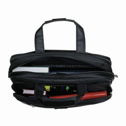 Сумка портфель BRAUBERG CONTROL с отделением для ноутбука 15-16", 2 отделения, черная, 31х41х15 см, 240508 Сумка портфель BRAUBERG CONTROL с отделением для ноутбука 15-16", 2 отделения, черная, 31х41х15 см, 240508