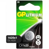 Батарейки GP Lithium CR1620 бл/1шт
