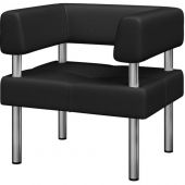 Кресло MV_ Комус Мебель Balance (Bu1-2) к/з Or.16/Ec.3001 черн