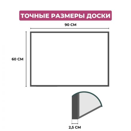 Доска Софтборд Attache Economy 60х90 деревян. рама Доска Софтборд Attache Economy 60х90 деревян. рама