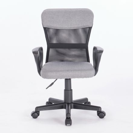 Кресло подростковое КОМПАКТНОЕ BRABIX "Jet MG-315", серое, 531840