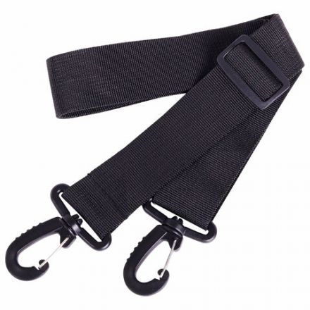 Сумка портфель HEIKKI NOVATION (ХЕЙКИ) с отделением для ноутбука 13-14", багажная лента, черная, 28х38х3 см, 272594