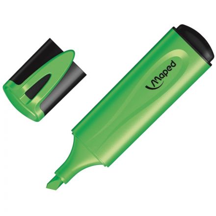 Маркер текстовыделитель Maped FLUO PEP'S CLASSIC 1-5 мм, зеленый,742533