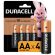 Батарейки КОМПЛЕКТ 4 шт., DURACELL Basic ОРИГИНАЛ, AA (LR6, 15А), алкалиновые, пальчиковые, MN 1500 АА LR6