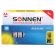 Батарейки КОМПЛЕКТ 10 шт., SONNEN Alkaline, АА (LR6, 15А), алкалиновые, пальчиковые, короб, 451086