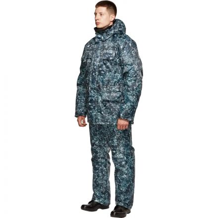 Костюм зимний Охранника с п/к КМФ цифра серый(р.48-50) 170-176