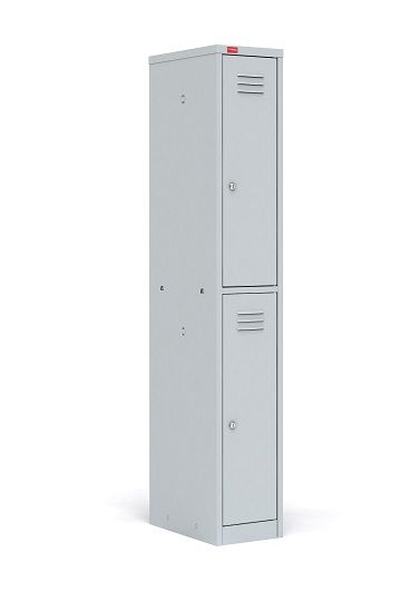 Шкаф для одежды металлический ШРМ 22 медицинский  (2 отделения, 600x500x1860 мм)