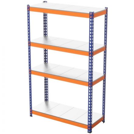 Стеллаж металлический ГТС_Профи-Т 2000x1540x455, Ярусы: 4 шт. оцинк. метал