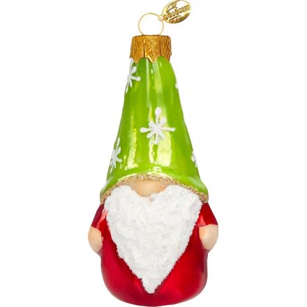 Игрушка елочная Веселый бородач 1, в подарочной упаковке h-10 см ФУ-597